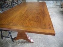 Pine French Country Trestle 3 small