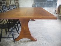 Pine French Country Trestle 2 small