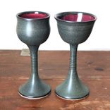 Custom Ceramic Wine Glasses, Goblets, Or Chalices For Wine Tasting, Toasts, Dining 2 small