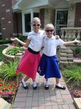 Custom Retro Poodle Skirts 50'S Sock Hop Circle Skirts Adult And Kids Sizes Costumes 4 small