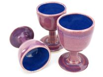 Custom Shot Glasses Mini Wine Glasses Goblets Chalices Wheel Thrown Ceramic Pottery 1 small