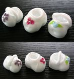 Lampwork Glass Baby Shoes Beads Charms Pendants 1 small