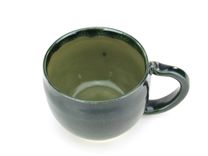 Pond And Sencha Teacup Mug Coffee Cup Wheel Thrown Ceramic Pottery By Gemfox Sra Usa 5 small