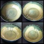 Gemfox Pond And Sencha Ceramic Bowl Wheel Thrown Stoneware Pottery Sra Usa 1 small