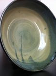 Gemfox Pond And Sencha Ceramic Bowl Wheel Thrown Stoneware Pottery Sra Usa 2 small