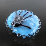Turquoise Made-By-Hand Bead Handmade Lampwork Glass By Gemfox Sra Usa 4 small