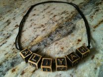 Custom Wooden Baby Blocks Beads Or Jewelry 2 small