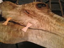 Butternut Driftwood Slab Coffee And Side Tables 4 small