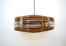 Wine Barrel Chandelier - Catch - Made From Retired California Wine Barrels 1 small