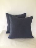 Royal Blue And Navy Pattern Pillow Cover 1 small