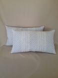 Blue And White Miguel Pattern Pillow Cover From Victoria Hagan Home Collection 1 small