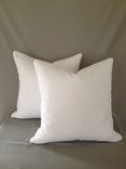 White Velvet Pillow Cover 2 small