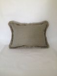Burlap Thread Embroidered On Smoky Blue Heavy Linen Pillow Cover 1 small