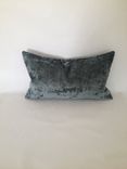 Foggy Blue/Teal Velvet Pillow Cover 1 small