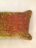 Green And Red Iridescent Velvet Pillow Cover 2 small