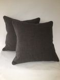 Black Linen Pillow Cover 3 small
