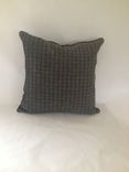 Charcoal And Black Woven Look Pillow Cover 4 small