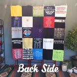 5x5, 25 T-Shirts, Custom Made T-Shirt Blanket 3 small