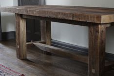 Reclaimed Wood Dining Table 2 small
