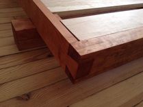 Solid Cherry Bed - Hand Cut Joinery 2 small