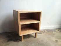 Lovely Ash Nightstand End Table - Ash 1 small