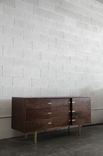 Fabulous Mid-Century Solid Walnut Media Cabinet 3 small