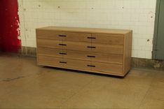 Stunning Solid White Oak Dresser 2 small