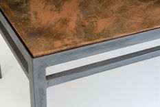 Coffee Table, Composite Top, Steel Base 2 small