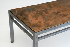 Coffee Table, Composite Top, Steel Base 3 small
