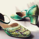 Fall Wedding Shoes Trees Country 1 small