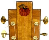 "Snake Motif" 12-String Resonator Guitar In Cherry 8 small
