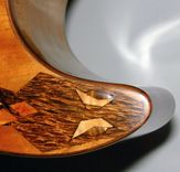"Snake Motif" 12-String Resonator Guitar In Cherry 3 small