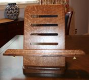 Reading Stand In White Oak (Arts And Crafts Style) 1 small