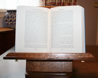 Reading Stand In White Oak (Arts And Crafts Style) 2 small
