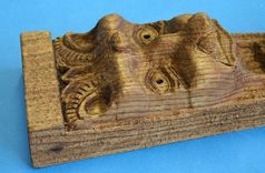 Hand Carved Butternut Gargoyle #4 4 small