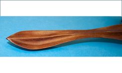 Octagonal Hand Mirror With Hand Carved Handle 6 small