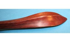 Octagonal Hand Mirror With Hand Carved Handle 10 small