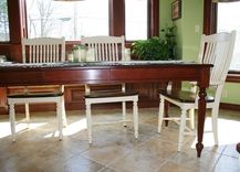 Federal Style Large Cherry Dining Table 13 small