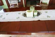 Federal Style Large Cherry Dining Table 12 small