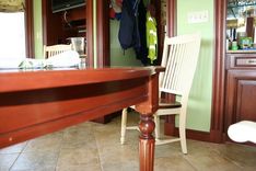 Federal Style Large Cherry Dining Table 10 small