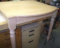 Federal Style Large Cherry Dining Table 7 small