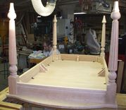Federal Style Large Cherry Dining Table 6 small