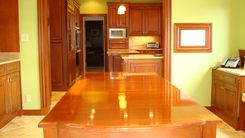 Federal Style Large Cherry Dining Table 15 small