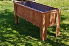 Large Cedar Planter 1 small