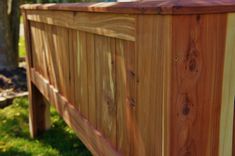 Large Cedar Planter 2 small