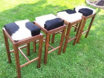 Upholstered Counter Stools 4 small