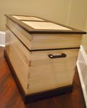 Wenge & Poplar Blanket Chest 3 small