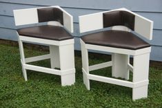 Triangular Counter Stools 4 small