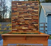 Cherry Bed With Mosaic Headboard 1 small