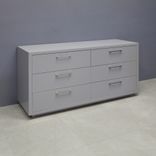 Modern Custom Dresser In Light Gray Finish 5 small